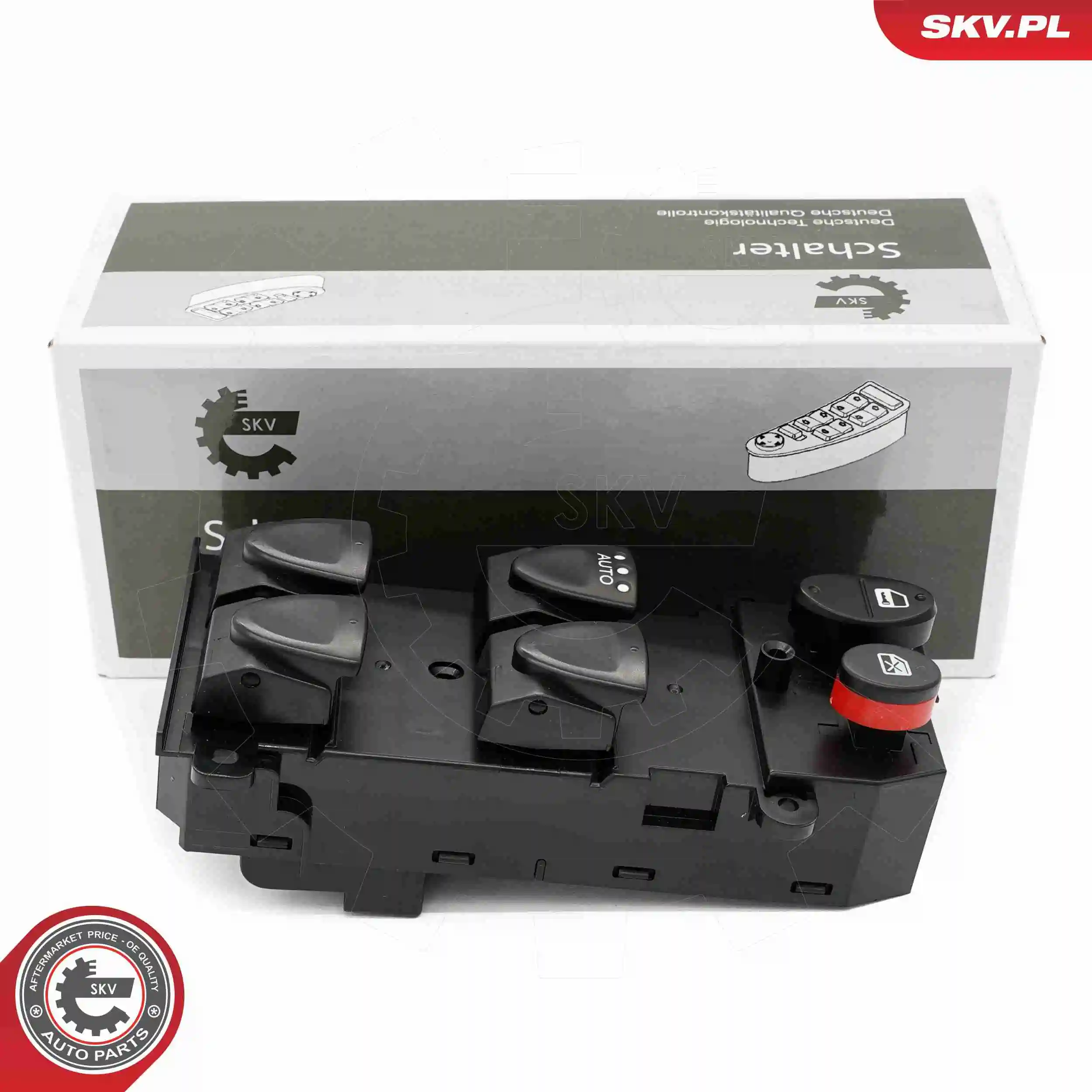 Switch, window regulator